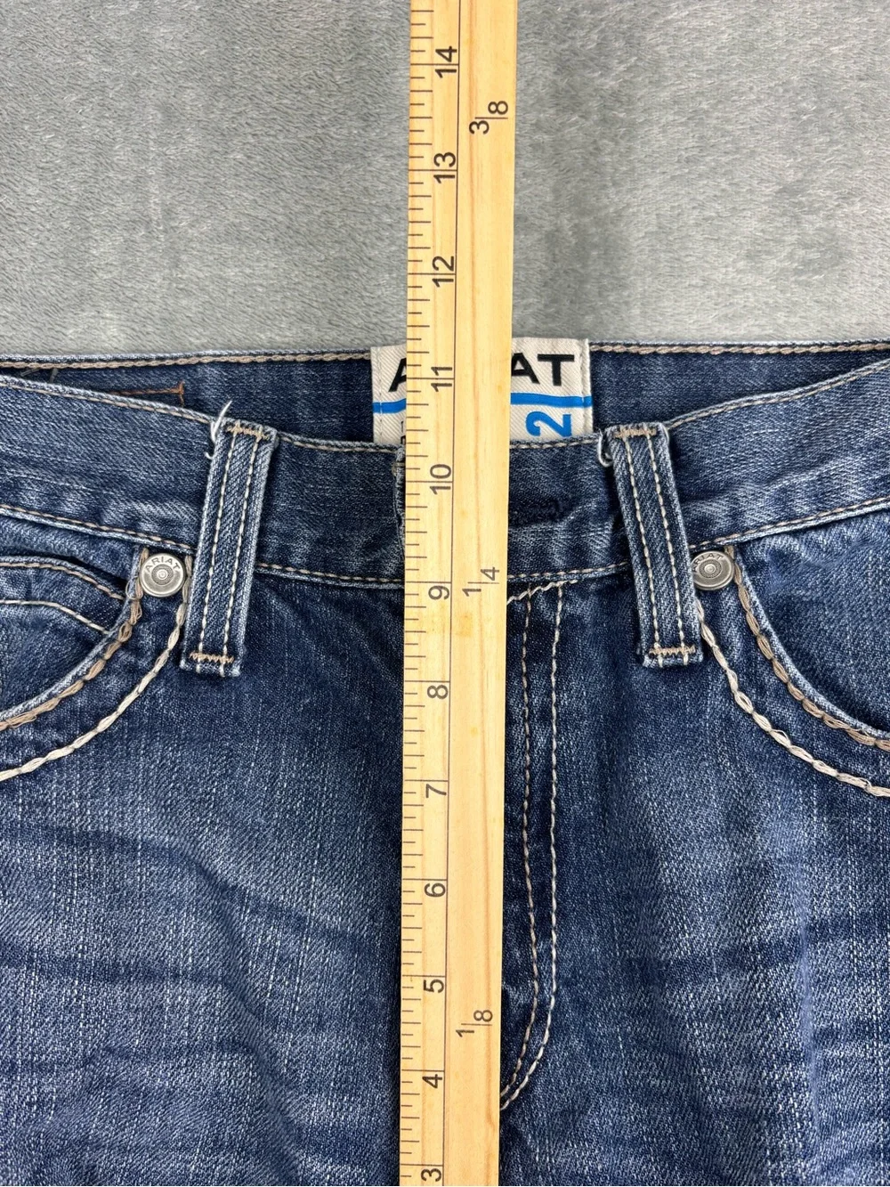 Ariat Jeans Mens 31X32 Blue M2 Traditional Relaxed Boot Cut Denim Western Cowboy